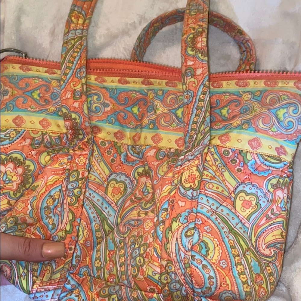 QK purse. Looks like a Vera Bradley